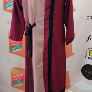 Gamis Moscrepe Merah mocca Vievie House