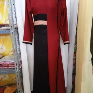 Gamis Realpict Marun Hitam Vievie House