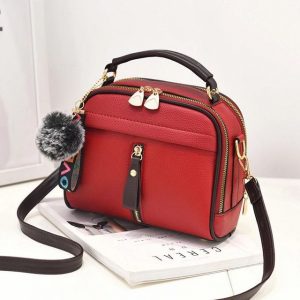 Tas Korea eva Merah Vievie House