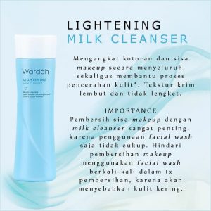 Wardah lightening milk Cleanser Vievie house
