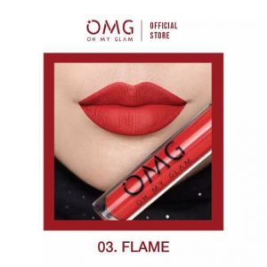 varian nomor 3 flame dari lipcream OMG - oh my glam