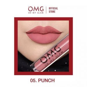 warna pink soft dari Lipcream Oh My Glam