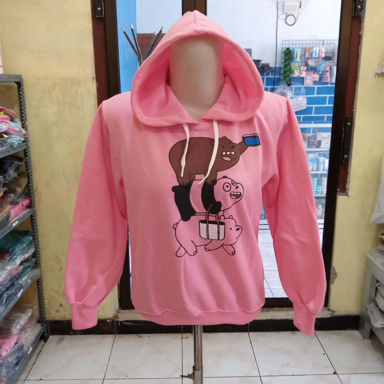 ini adalah Jaket Anak 3 Bear Pink, size: LD +- 78cm, material: Fleece, color: Pink, brand: Jaket Anak Indonesia, age_group: kids, gender: unisex