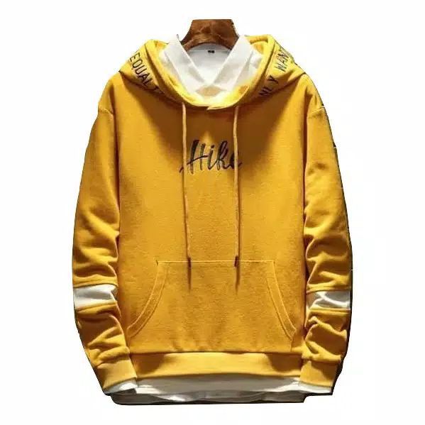 ini adalah Jaket Hike Kuning, size: LD 90cm, Panjang 60cm, material: Fleece, color: yellow, brand: jaketindonesia, age_group: all ages, gender: unisex