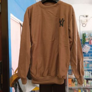ini adalah Sweater NY2 Mocca, size: LD 90cm, Panjang 60cm, material: Fleece, color: Chocholate mocca, brand: jaketindonesia, age_group: all ages, gender: unisex