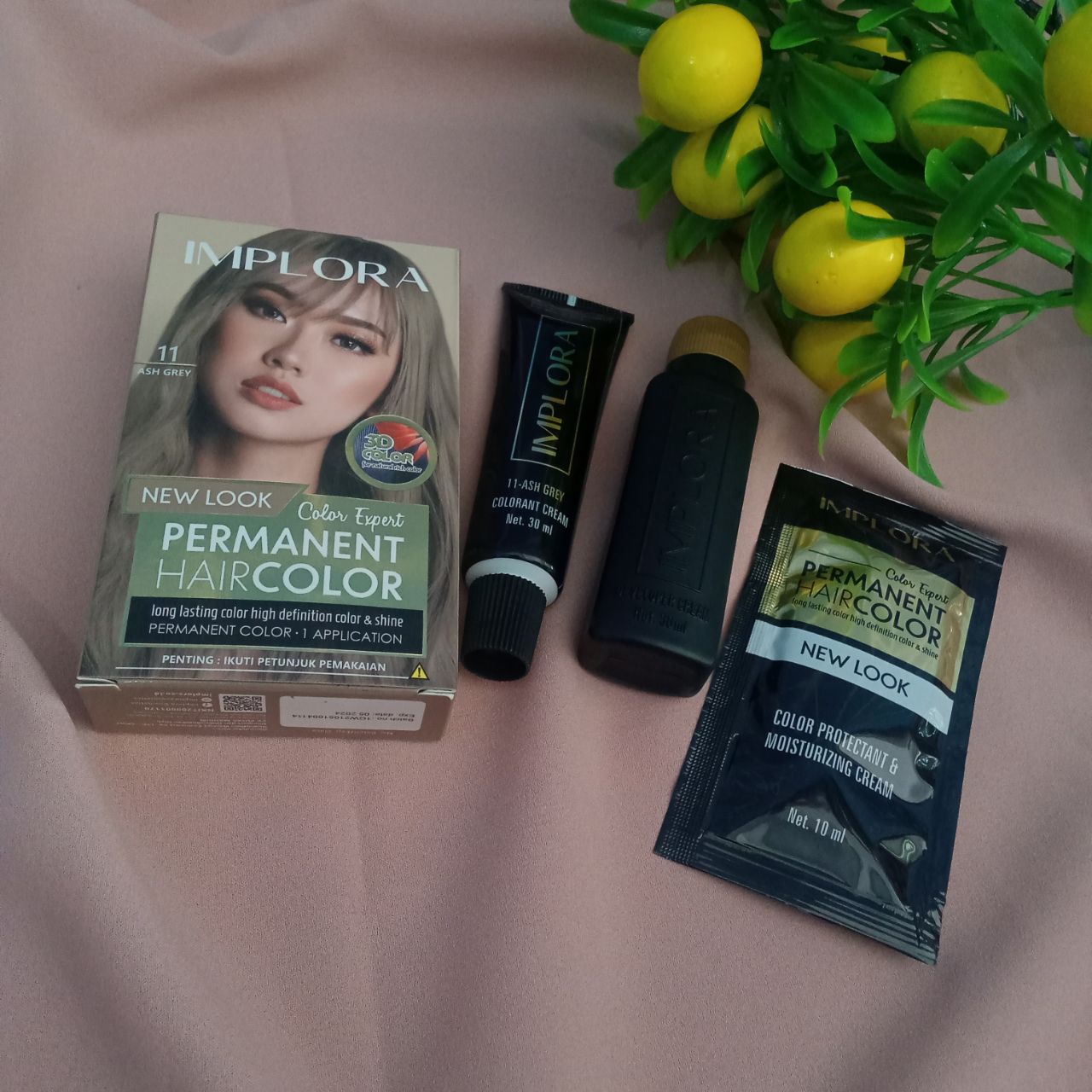 ini adalah Implora Hair Color 11 Ash Grey, brand: Implora, age_group: all ages, gender: unisex