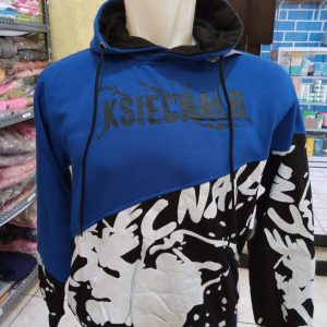ini adalah Jaket SKC Hitbir, size: LD 90cm, Panjang 60cm, material: Fleece, color: blue and black, brand: jaketindonesia, age_group: all ages, gender: unisex