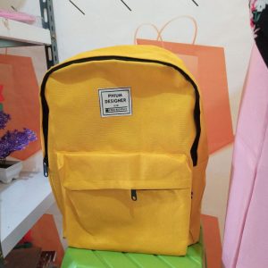 ini adalah Tas Backpack Pium Kuning, size: 35 cm x 30 cm, material: canvas, color: yellow, brand: tasranselpiindonesia, age_group: all ages, gender: female