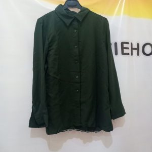 ini adalah Kemeja Wanita Polos Army, size: LD 98cm, material: cotton, color: green army, brand: kematasanindonesia, age_group: all ages, gender: female