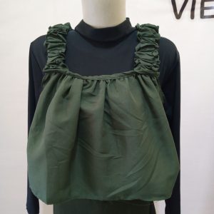 ini adalah Tank Top Outer Army, size: LD 108cm, material: twiscone, color: Green Army, brand: vesttanktopindo, age_group: all ages, gender: female