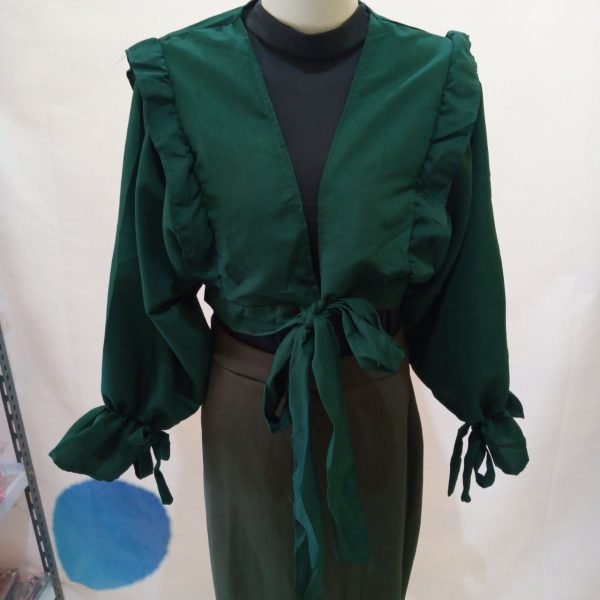ini adalah Outer Cardy Miranti Hijau Botol, size: LD 110cm, material: twiscone, color: green, brand: outftmiranty, age_group: all ages, gender: female