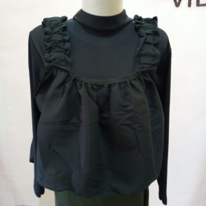 ini adalah Tank Top Outer Hitam, size: LD 108cm, material: twiscone, color: Black, brand: vesttopwave, age_group: all ages, gender: female