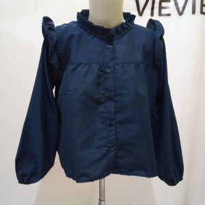 ini adalah Blouse Pufi Navy, size: LD105cm, material: cotton, color: nevy, brand: blouseatasanindonesia, age_group: all ages, gender: female