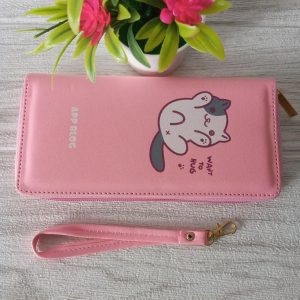 ini adalah Dompet Kucing Panjang Pink, size: 20 cm x 12 cm, material: synthetic, color: pink, brand: Dompetindonesia, age_group: all ages, gender: female