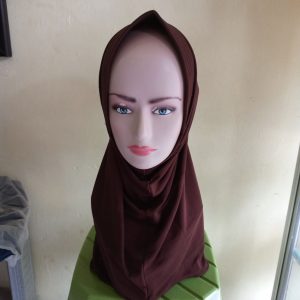 ini adalah Jilban Sport Coklat Tua, size: 23cmx54cm, material: jersey, color: dark chocholate, brand: Jilbabsportbjn, age_group: all ages, gender: female