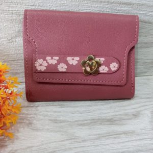 ini adalah Dompet Bunga Cinta Pink Tua, size: 11 cm x 9.5 cm, material: synthetic, color: dark pink, brand: dompet bucin bjn, age_group: all ages, gender: female