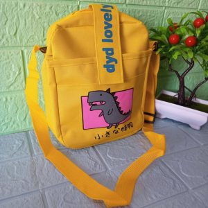 ini adalah Tas Dinomi Kuning, size: 24cm x 21cm, material: canvas, color: yellow, brand: tasmurahindonesia, age_group: all ages, gender: female