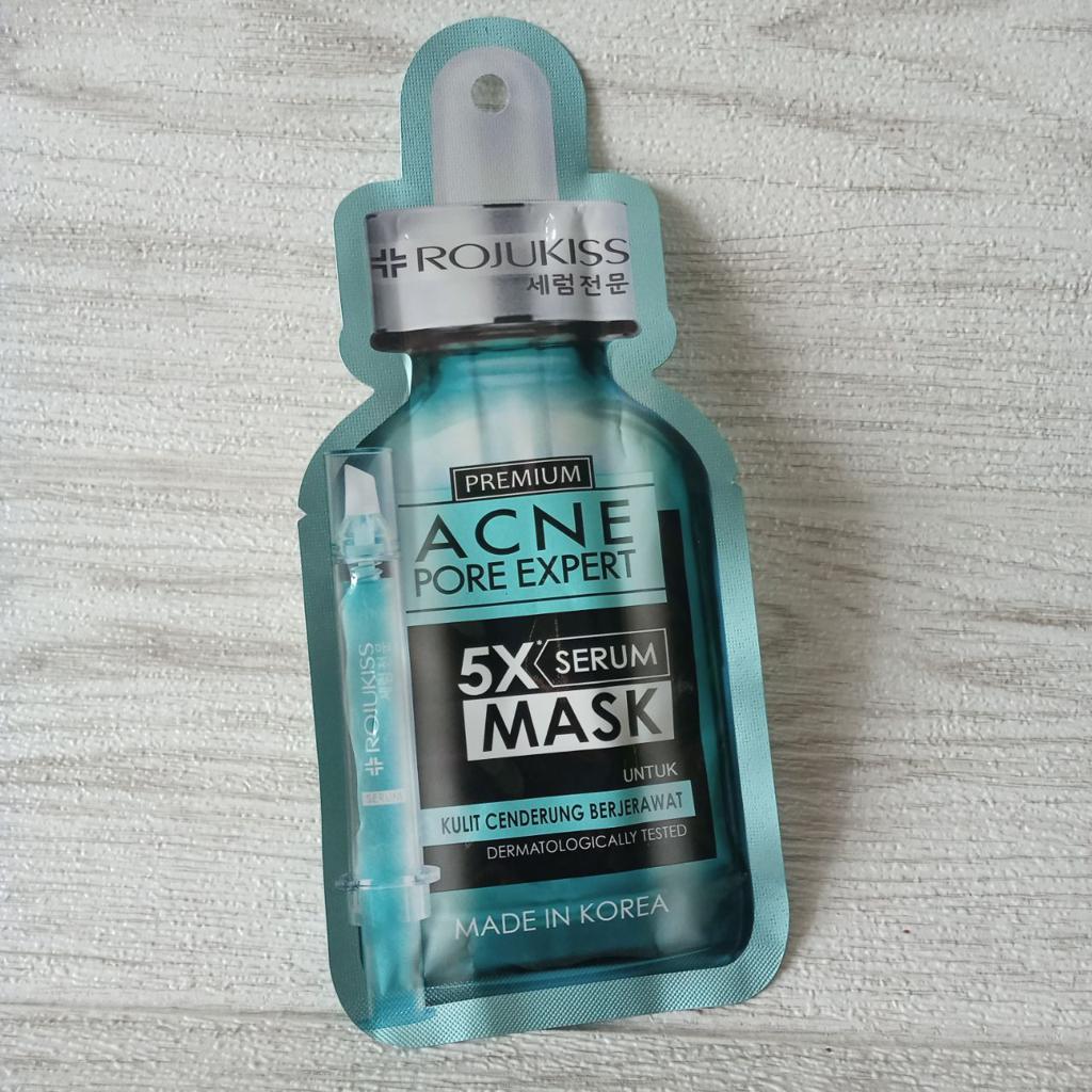 ini adalah Acne Pore Expert 5x Intensive Mask, brand: rojukiss, age_group: all ages, gender: female
