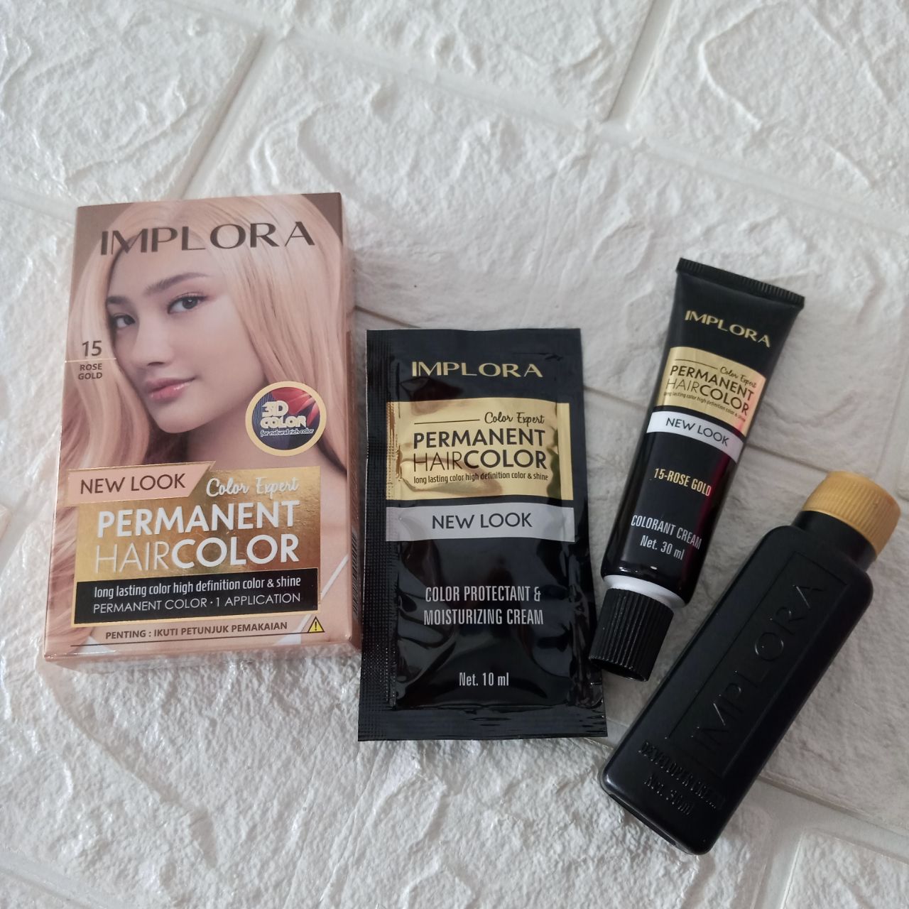 ini adalah Implora Hair Color 15 Rosegold, brand: Implora, age_group: all ages, gender: unisex