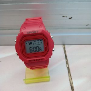 ini adalah Jam Rubber Digital Merah, size: 3.2cm, material: rubber, color: red, brand: JamtanganIndonesia, age_group: all ages, gender: unisex
