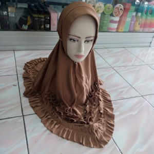 ini adalah Jilbab Rempel Tali Milo, size: L, material: jersey, color: chocholate milo, brand: Jilbabrempeltali, age_group: all ages, gender: female