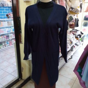 ini adalah Rajut Cardy Belle Navy, size: Long 85cm, material: Wol, color: navy, brand: cardy belle bojonegoro, age_group: all ages, gender: female