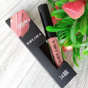 ini adalah Lipcream Implora No.14, color: Nude, brand: Implora, age_group: all ages, gender: female