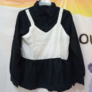 ini adalah Blouse Utami Hitam, size: LD100cm, material: cotton, color: black, brand: blouseutamibojonegoro, age_group: all ages, gender: female