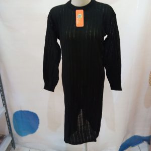 ini adalah Dress Rajut Hitam, size: 100cm, material: wol, color: black, brand: dressrajutbojonegoro, age_group: all ages, gender: female