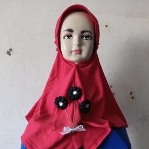 ini adalah Jilbab Anak Kembang Merah, size: L, material: Jersey, color: red, brand: jilbabkebangbojonegoro, age_group: kids, gender: female