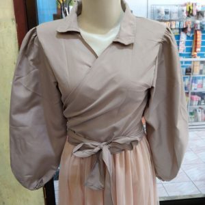 ini adalah Blouse Angel Cream, size: LD100cm, material: cotton, color: cream, brand: blouseangelbojonegoro, age_group: all ages, gender: female