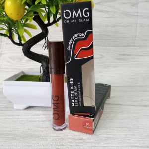 ini adalah Lipcream OMG 15, brand: OMG - Oh My Glam Matte Kiss Lip Cream, age_group: all ages, gender: female