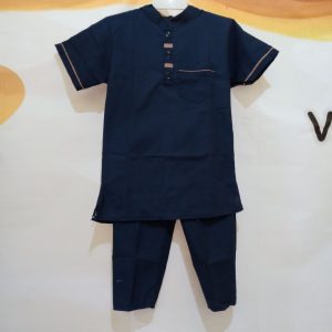ini adalah Koko Anak Kancing XL Navy, size: 53cmx72cm, material: cutton, color: navy, brand: Bajukokobojonegoro, age_group: kids, gender: male