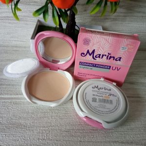 ini adalah Marina Compact Powder 03 Peach, brand: marina, age_group: all ages, gender: female