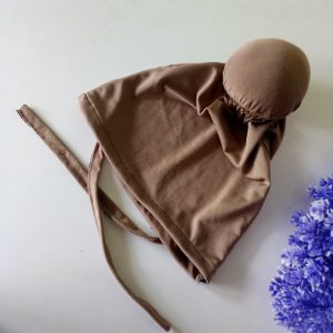 Ini adalah Ciput Cepol Coklat Muda size: L, material: spandex, color: light chocho, brand: ciputjilbabbojonegoro, age_group: all ages, style: muslimah aksesori, gender: female, pattern: plain,