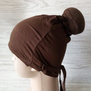 Ini adalah Ciput Cepol Coklat Tua size: L, material: spandex, color: dark chocho, brand: ciputjilbabbojonegoro, age_group: all ages, style: muslimah aksesori, gender: female, pattern: plain,