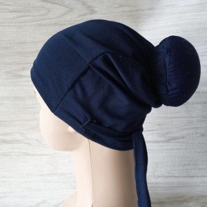 Ini adalah Ciput Cepol Navy size: L, material: spandex, color: navy, brand: ciputjilbabbojonegoro, age_group: all ages, style: muslimah aksesori, gender: female, pattern: plain,