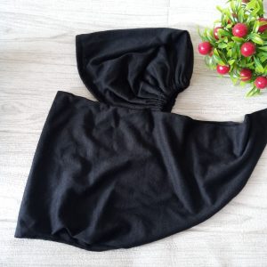 Ini adalah Ciput Ninja Hitam size: L, material: spandex, color: black, brand: ciputjilbabbojonegoro, age_group: all ages, style: muslimah aksesori, gender: female, pattern: plain,