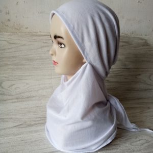 Ini adalah Ciput Ninja Putih size: L, material: spandex, color: white, brand: ciputjilbabbojonegoro, age_group: all ages, style: muslimah aksesori, gender: female, pattern: plain,