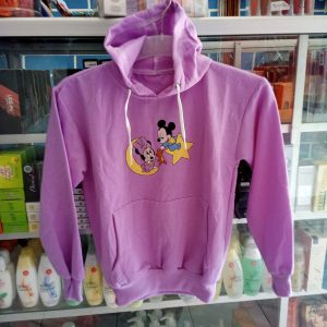 Ini adalah Jaket Anak Mimi Ungu size: LD78cm, material: Fleece, color: purple, brand: jaketanakbojonegoro, age_group: kids, style: cutie kids sweater, couple kids hoodie, gender: unisex, pattern: cartoon printing,
