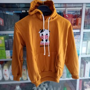 Ini adalah Jaket Anak Sapi Orange size: LD78cm, material: Fleece, color: orange, brand: jaketanakbojonegoro, age_group: kids, style: cutie kids sweater, couple kids hoodie, gender: unisex, pattern: cartoon printing,