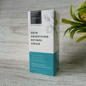 Ini adalah Scarlett Serum Retinol age_group: all ages, gender: female, capacity: 15 ml, ingredients: aqua, melaleuca alternifolia (tea tree) leaf water, annona cherimola fruit, isopentyidiol, centella asiatica extract, peg-8, phenoxyethanol, salicylic acid, ascorbyl glucoside, aminomethyl propanni, hydroxyethylcellulose, 1,3-butylene glycol, pentane-1,2-diol, di na edta, ethylhexylglycerin, isostearamidopropyl ethyldimonium ethosulfate, sodium hydroxide, sodium citrate, 1.2 hexanediol, tamarindus indica seed gum, biosaccharide gum 1, phenylpropanol, sodium dehydroacetate, propylene glycol, citric acid, 2-amini-1-butanol, glycyrrhiza uralensis(licorice) root extract, oles europaea (olive) fruit oil, carthamus tinctorius, (safflower) seed oil,