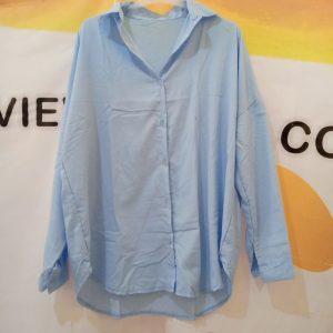 Ini adalah Blouse Deksi Biru size: LD 100cm, material: cotton, color: blue, brand: blousedeksibojonegoro, age_group: all ages, style: simply blouse, gender: female, pattern: plain,