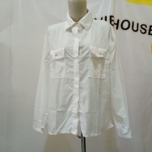 Ini adalah Blouse Gita Putih size: LD 100cm, material: cotton, color: white, brand: blousegitabojonegoro, age_group: all ages, style: simply blouse, gender: female, pattern: plain,
