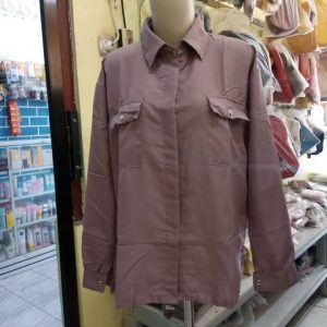 Ini adalah Blouse Gita Ungu size: LD 100cm, material: cotton, color: purple, brand: blousegitabojonegoro, age_group: all ages, style: simply blouse, gender: female, pattern: plain,