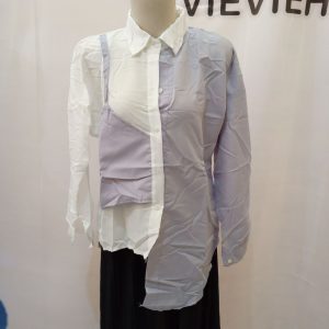 Ini adalah Blouse Luki Putih Abu size: LD 100cm, material: cotton, color: grey, brand: blousegitabojonegoro, age_group: all ages, style: simply blouse, gender: female, pattern: plain,