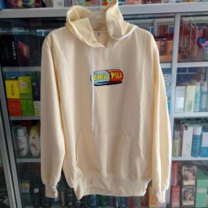 Ini adalah Jaket Chill Cream size: LD 103cm, material: Fleece, color: cream, brand: jaketchilibojonegoro, age_group: all ages, style: couple jacket, fashionable jacket, gender: unisex, pattern: plain with sablon,