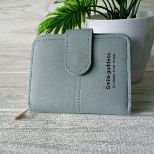 Ini adalah Dompet Double Biru size: Mini, material: sintetis, color: blue, brand: dompetdoublebjn, age_group: all ages, style: simply cute wallet, gender: female, pattern: plain,
