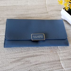 Ini adalah Dompet Panjang 6016 Biru size: medium, material: sintetis, color: blue, brand: dompet6016bojonegoro, age_group: all ages, style: simply long wallet, gender: female, pattern: plain,