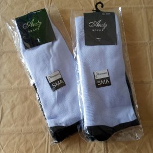 Ini adalah Kaos Kaki Putih SMA size: L, material: cotton, color: white, brand: kaoskakisekolahbjn, age_group: all ages, style: school socks, gender: unisex, pattern: plain,
